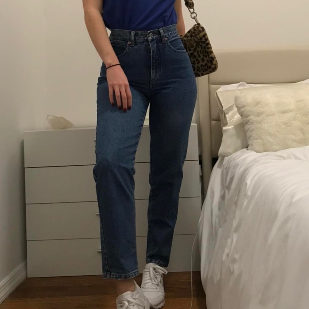 Rio High Waisted Straight Leg Denim